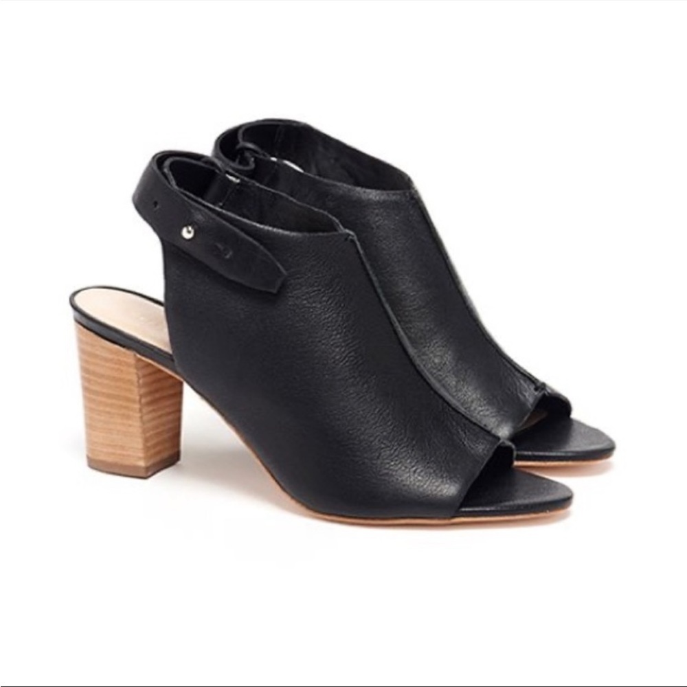 Loeffler Randall Alix Peep-Toe Heeled Booties